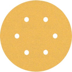 Šlifavimo popierius BOSCH Expert C470, vibraciniams šlifuokliams, su 6 skylėmis, 150 mm, G 100, 50 vnt.