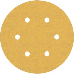 Šlifavimo popierius BOSCH Expert C470, vibraciniams šlifuokliams, su 6 skylėmis, 150 mm, G 180, 5 vnt.