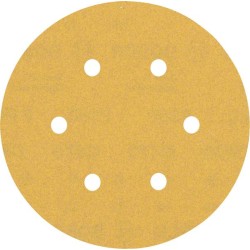 Šlifavimo popierius BOSCH Expert C470, vibraciniams šlifuokliams, su 6 skylėmis, 150 mm, G 180, 50 vnt.