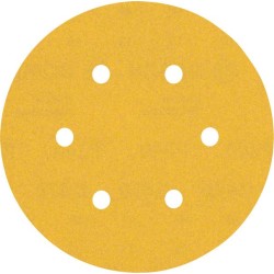 Šlifavimo popierius BOSCH Expert C470, vibraciniams šlifuokliams, su 6 skylėmis, 150 mm, G 240, 5 vnt.