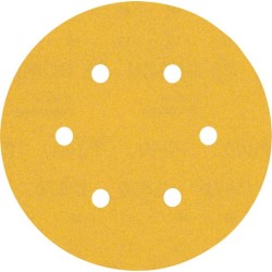 Šlifavimo popierius BOSCH Expert C470, vibraciniams šlifuokliams, su 6 skylėmis, 150 mm, G 240, 50 vnt.