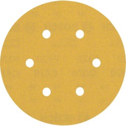 Šlifavimo popierius BOSCH Expert C470, vibraciniams šlifuokliams, su 6 skylėmis, 150 mm, G 320, 50 vnt.