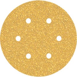 Šlifavimo popierius BOSCH Expert C470, vibraciniams šlifuokliams, su 6 skylėmis, 150 mm, G 40, 5 vnt.
