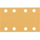 Šlifavimo popierius BOSCH Expert C470, vibraciniams šlifuokliams, su 8 skylėmis, 80 x 133 mm, G 100 10 vnt. 1