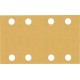 Šlifavimo popierius BOSCH Expert C470, vibraciniams šlifuokliams, su 8 skylėmis, 80 x 133 mm, G 180 10 vnt. 1