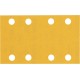 Šlifavimo popierius BOSCH Expert C470, vibraciniams šlifuokliams, su 8 skylėmis, 80 x 133 mm, G 240 10 vnt. 1