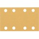 Šlifavimo popierius BOSCH Expert C470, vibraciniams šlifuokliams, su 8 skylėmis, 80 x 133 mm, G 80 10 vnt. 1
