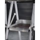 Kāpnes ar drošības nožogojumu ALTREX Rolshield, 3 pakāpju 4