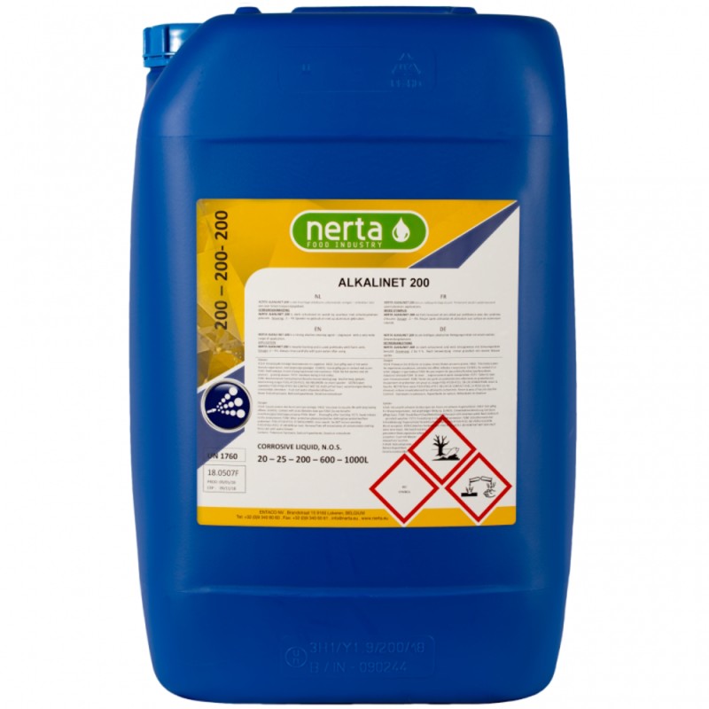 Sārmains mazgāšanas līdzeklis NERTA Alkalinet 200 20L 1