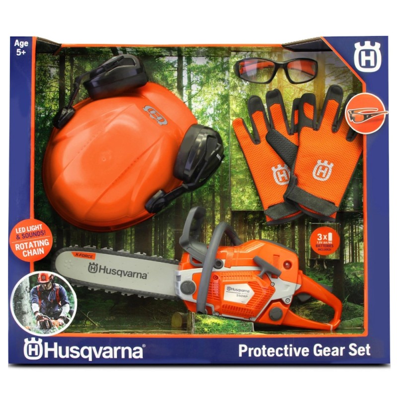 Rotaļu motorzāģa komplekts HUSQVARNA 550XP 1
