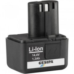 Akumulators Li-ion 14,4 V, 1,3 Ah GESIPA