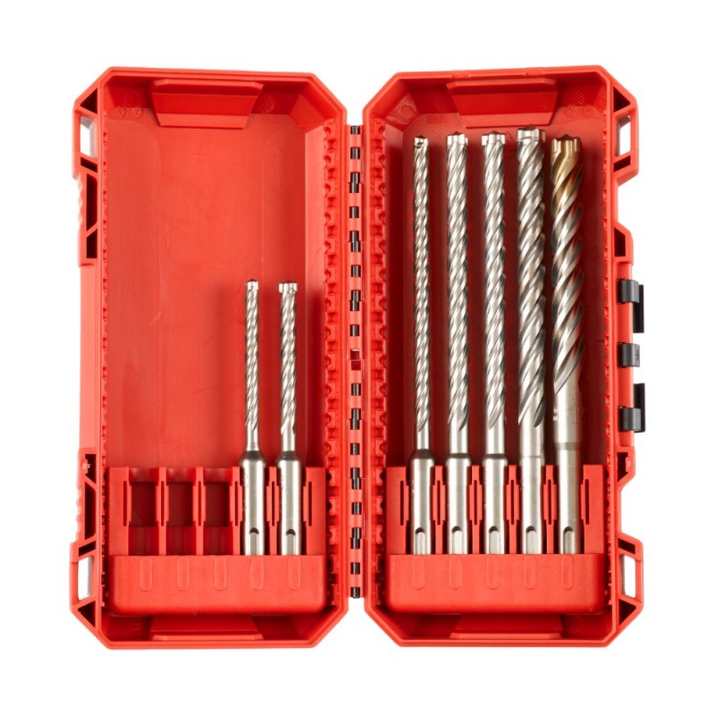 7 daļu urbju komplekts MILWAUKEE SDS+ MX4 4932492113 1