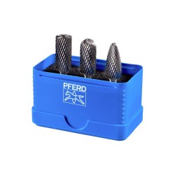 Trīsdaļīgo HM frēžu komplekts PFERD 1507 Z3P 12mm