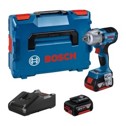 Akumulatora uzgriežņu atslēga BOSCH GDS 18V-450 HC 2x5,0Ah