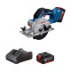 Bezvadu ripzāģis BOSCH GKS 18V-51 2x4,0Ah CT 1