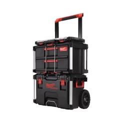 3 daļu instrumentu kastes komplekts ar atvilktnēm MILWAUKEE PACKOUT