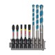 8 daļu urbju komplekts BOSCH Impact Control, Hex-9 MC 1