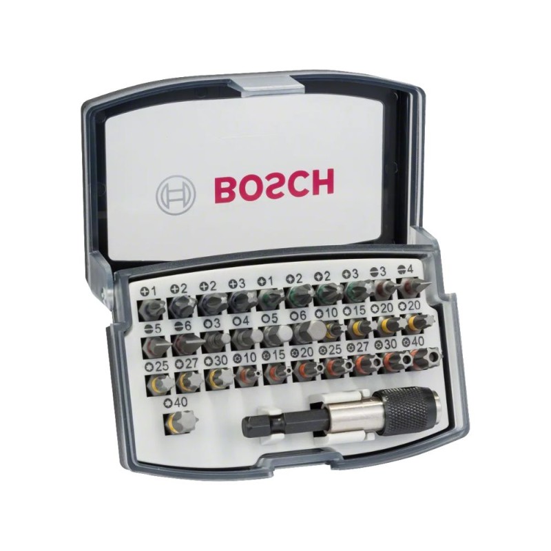 32 daļu skrūvgriežu uzgaļu komplekts BOSCH Extra Hard 1