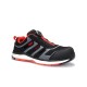 Sandales ELTEN Jo Rapid Boa Black Red Easy ESD S1P, melnas 1