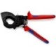 Kabeļu knaibles ar spēka mehānismu 250mm KNIPEX 9531 2 Kabeļu knaibles ar spēka mehānismu 250mm KNIPEX 9531 2