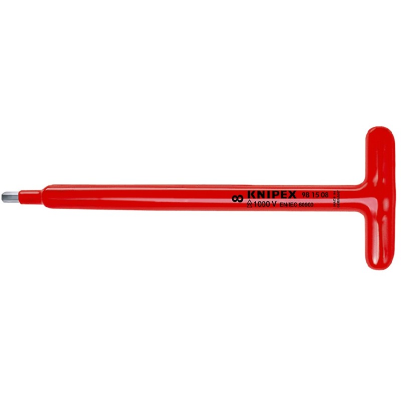 Šašiakampis atsuktuvas T formos KNIPEX 9815 5mm 1