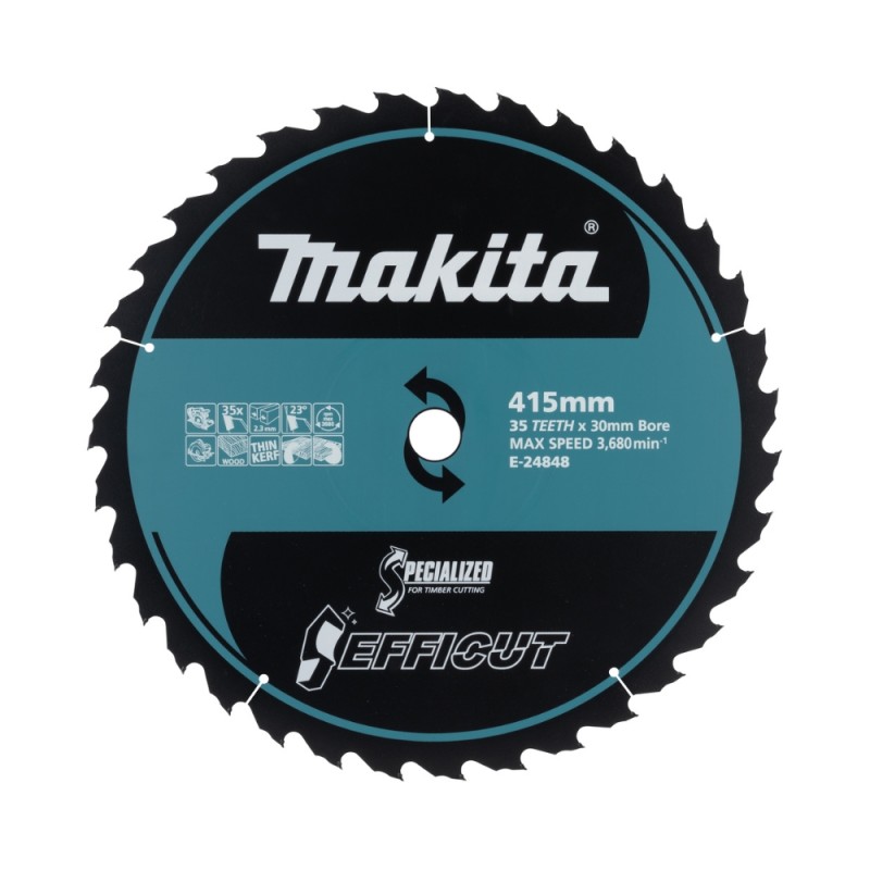 Griešanas disks kokam MAKITA Efficut 415x30x2.3mm 35T 23° 1