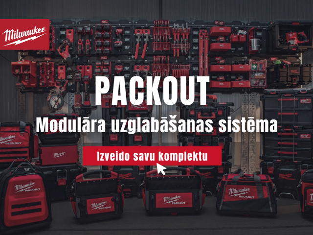 PACKOUT - modulāra uzglabāšanas sistēma