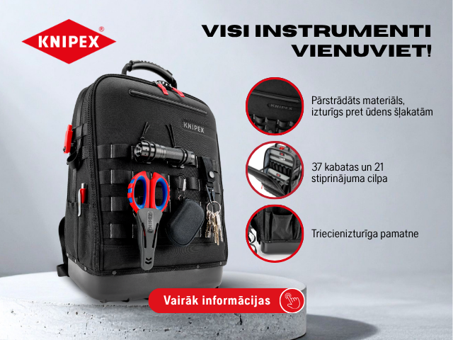 Mugursoma instrumentiem KNIPEX Modular X18