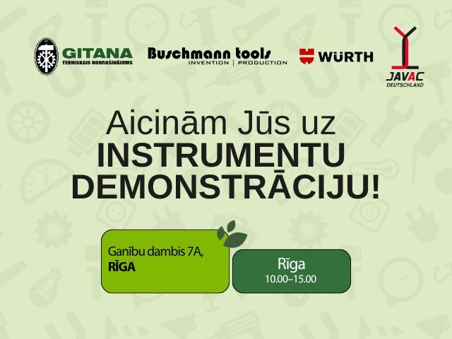 Instrumentu un tehnikas demonstrāciju diena