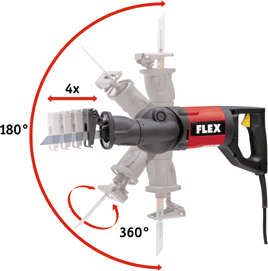 3D pjūklas FLEX TigerClaw SKL 2903 VV